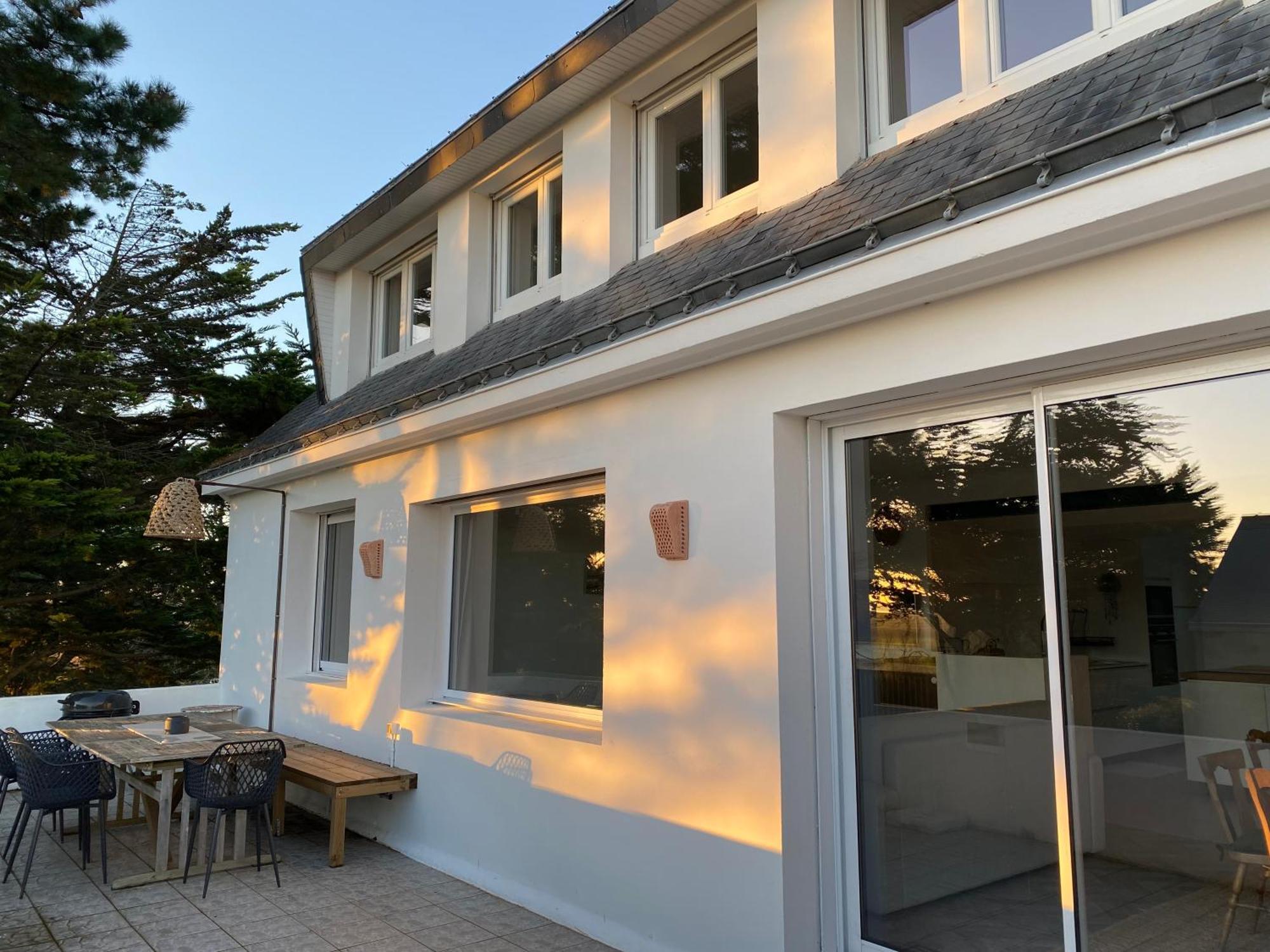 Villa Vieilles Vignes Vue Mer Billiers Exterior foto